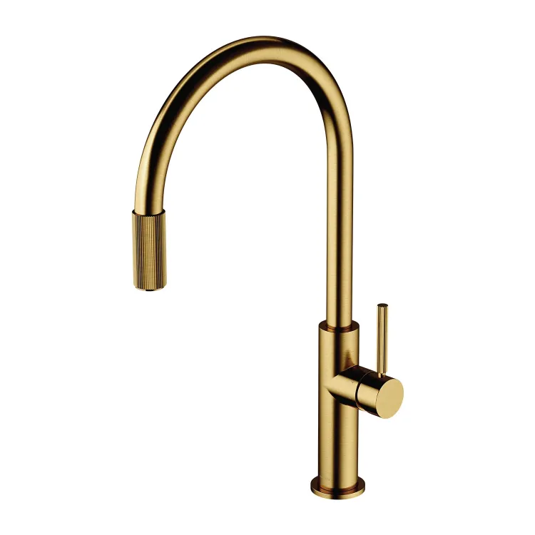 Omnires SWITCH bateria kuchenna z zestawem filtrującym, złoty szczotkowany SW9057-FD1GLB Omnires SWITCH bateria kuchenna z zestawem filtrującym, złoty szczotkowany SW9057-FD1GLB