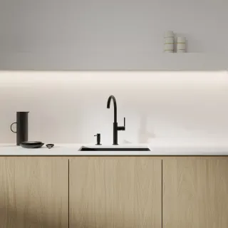 Omnires TULA bateria kuchenna, czarny półmat TL6050BL