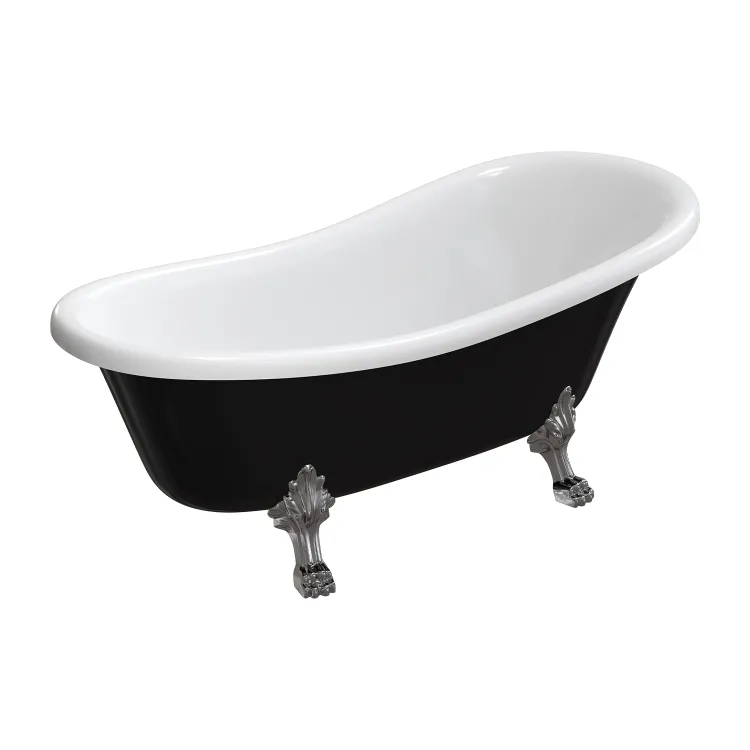 Omnires ATENA COMFORT M+ wanna wolnostojąca, 168 x 76 cm, biały/czarny połysk ATENA168BCP Omnires ATENA COMFORT M+ wanna wolnostojąca, 168 x 76 cm, biały/czarny połysk ATENA168BCP