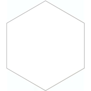 Egen Płytka ścienno-podłogowa Solid White 21,5x25 cm Matt (0.69)