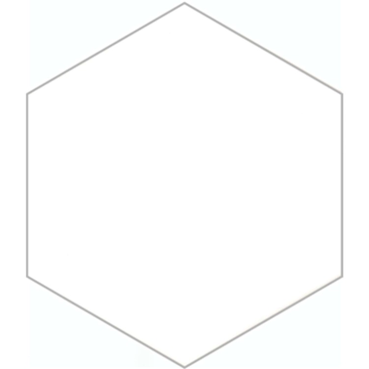 Egen Płytka ścienno-podłogowa Solid White 21,5x25 cm Matt (0.69)