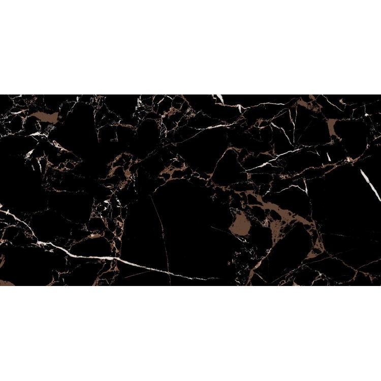 Ego Płytka scienno-podłogowa Thunder Black 60x120cm, Połysk (1.44)