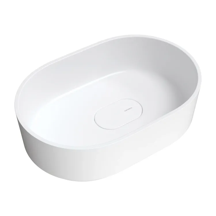 Omnires CADENCE M+ umywalka nablatowa, 62 x 42 cm, biały mat CADENCE620BM Omnires CADENCE M+ umywalka nablatowa, 62 x 42 cm, biały mat CADENCE620BM