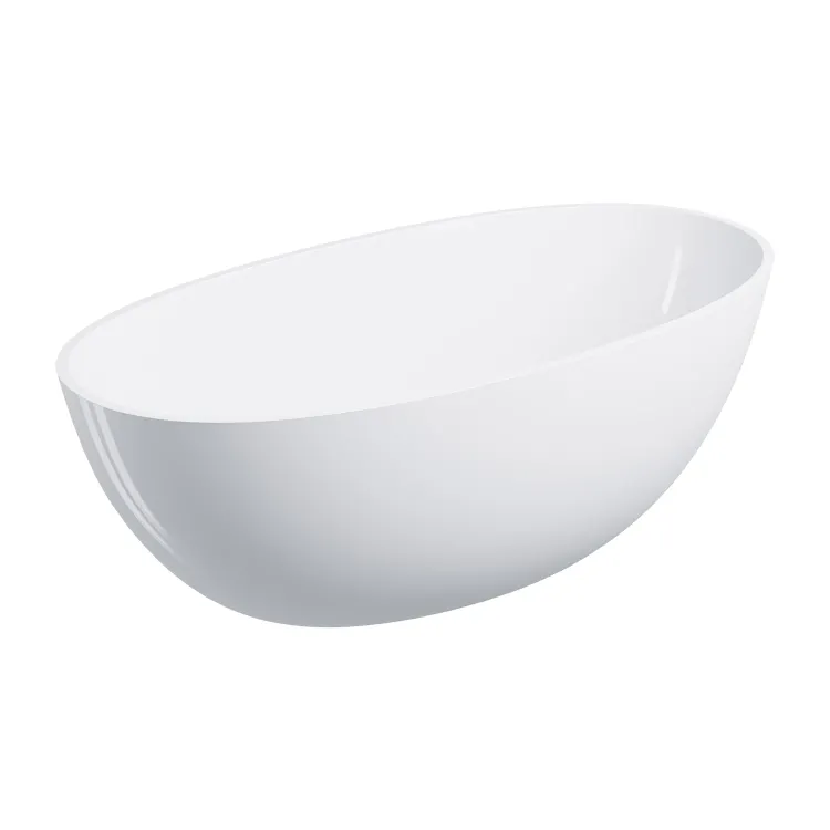 Omnires SHELL M+ wanna wolnostojąca, 148 x 75 cm, biały połysk SHELL148WWBP Omnires SHELL M+ wanna wolnostojąca, 148 x 75 cm, biały połysk SHELL148WWBP