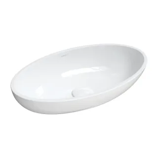 Omnires CRETE M+ umywalka nablatowa, 51 x 30 cm, biały...
