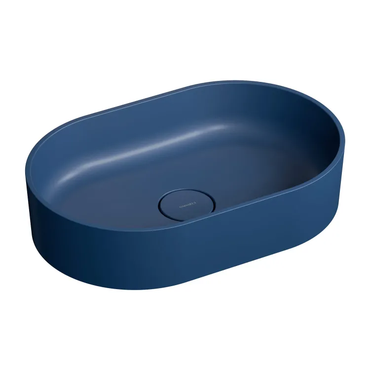 Omnires OVO M+ umywalka nablatowa, 55 x 36 cm, midnight blue mat OVOUNMB