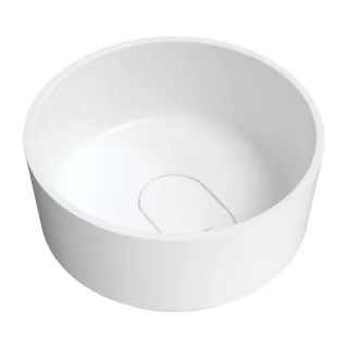 Omnires CADENCE M+ umywalka nablatowa, ø42 cm, biały mat...