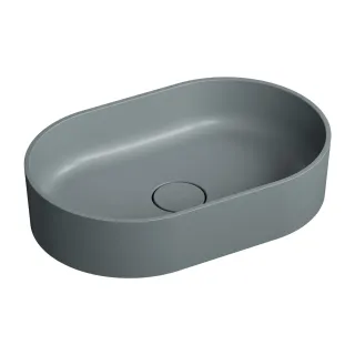 Omnires OVO M+ umywalka nablatowa, 55 x 36 cm, ash grey...