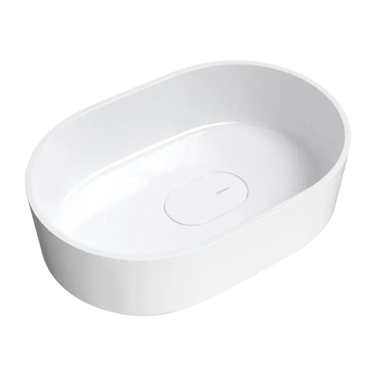 Omnires CADENCE M+ umywalka nablatowa, 62 x 42 cm, biały połysk CADENCE620BP Omnires CADENCE M+ umywalka nablatowa, 62 x 42 cm, biały połysk CADENCE620BP