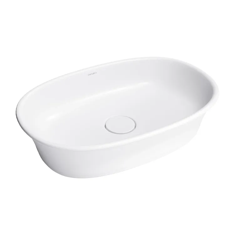 Omnires CLASSICA M+ umywalka nablatowa, 61 x 40 cm, biały mat CLASSICAUNBM Omnires CLASSICA M+ umywalka nablatowa, 61 x 40 cm, biały mat CLASSICAUNBM