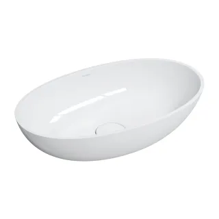 Omnires SHELL M+ umywalka nablatowa, 60 x 35 cm, biały...