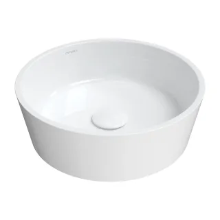 Omnires BARI M+ umywalka nablatowa, ø38 cm, biały połysk...