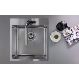 Deante Bateria kuchenna z wyciąganą wylewką BQS_B730