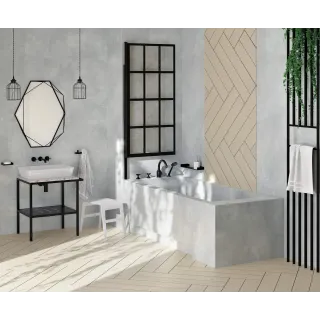 Deante Bateria wannowa 4-otworowa z zestawem prysznicowym BQT_N14D