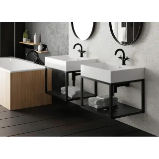 Deante Bateria wannowa 4-otworowa z zestawem prysznicowym BQT_N14D