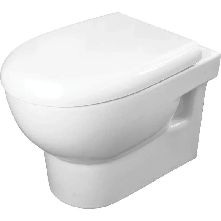 Deante Miska WC z deską bezkołnierzowa CDAD6ZPW Deante Miska WC z deską bezkołnierzowa CDAD6ZPW