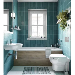 Deante Umywalka ceramiczna ścienna z miejscem na baterię CDJ_6U4W