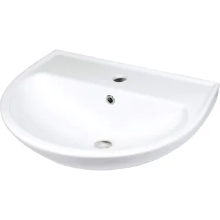 Deante Umywalka ceramiczna ścienna z miejscem na baterię...