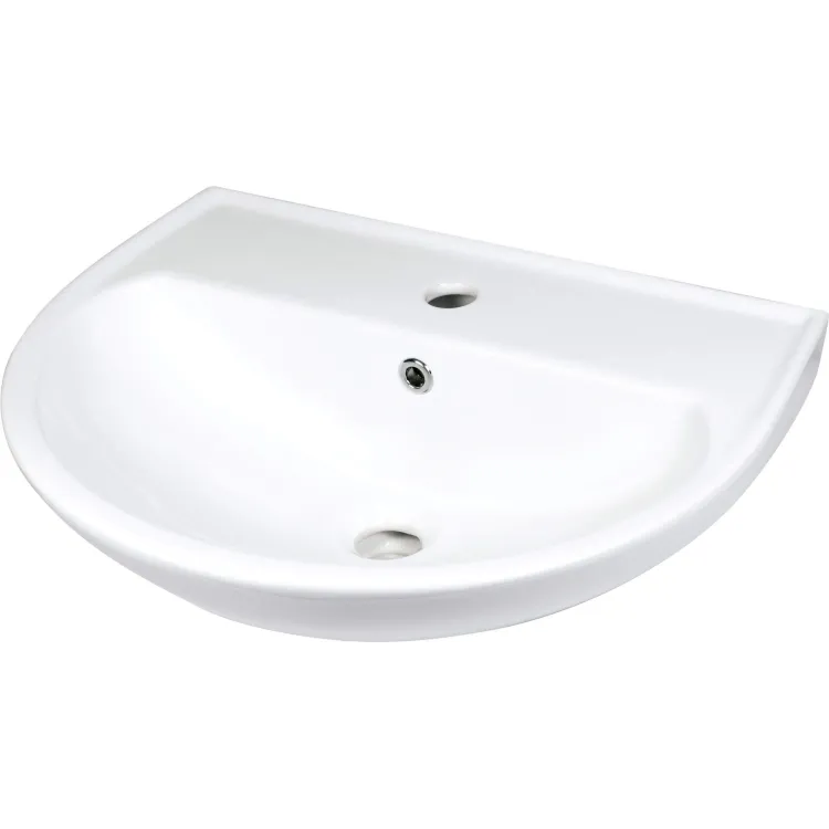 Deante Umywalka ceramiczna ścienna z miejscem na baterię CDJ_6U5W Deante Umywalka ceramiczna ścienna z miejscem na baterię CDJ_6U5W
