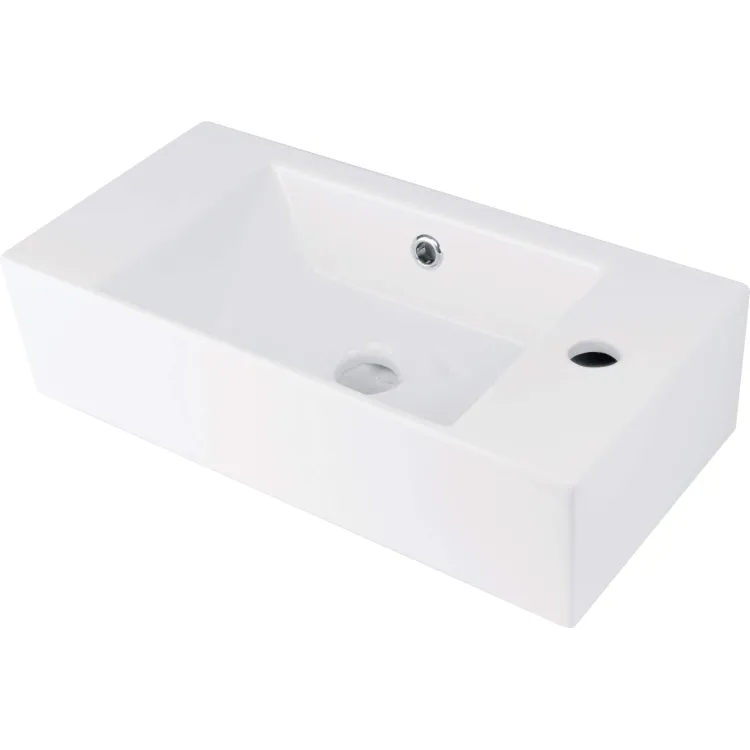 Deante Umywalka ceramiczna nablatowa z miejscem na baterię - prawa CDY_6U2R