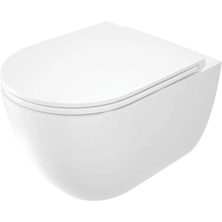 Deante Miska WC z deską bezkołnierzowa CGRD6ZPW Deante Miska WC z deską bezkołnierzowa CGRD6ZPW