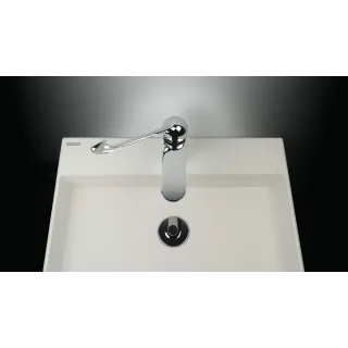 Deante Umywalka granitowa nablatowa z miejscem na baterię - 500x400 mm CQR_AU5S