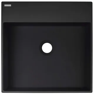 Deante Umywalka granitowa nablatowa z miejscem na baterię - 400x400 mm CQR_NU4S