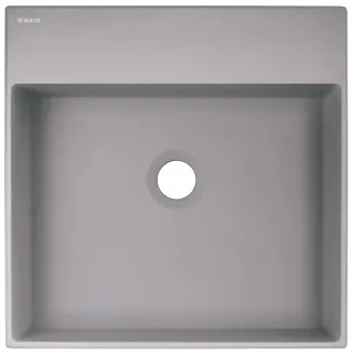 Deante Umywalka granitowa nablatowa z miejscem na baterię - 400x400 mm CQR_SU4S