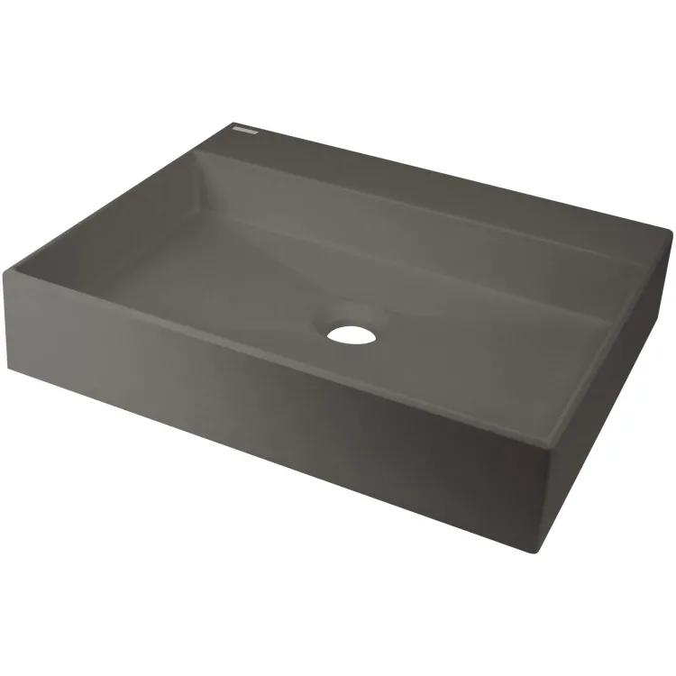 Deante Umywalka granitowa nablatowa z miejscem na baterię - 500x400 mm CQR_TU5S Deante Umywalka granitowa nablatowa z miejscem na baterię - 500x400 mm CQR_TU5S