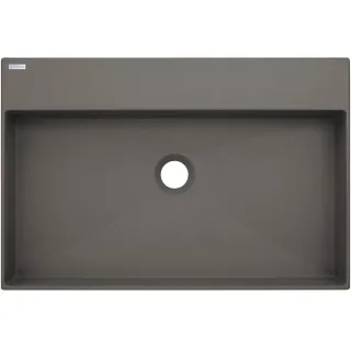 Deante Umywalka granitowa nablatowa z miejscem na baterię - 60x40 cm CQR_TU6S