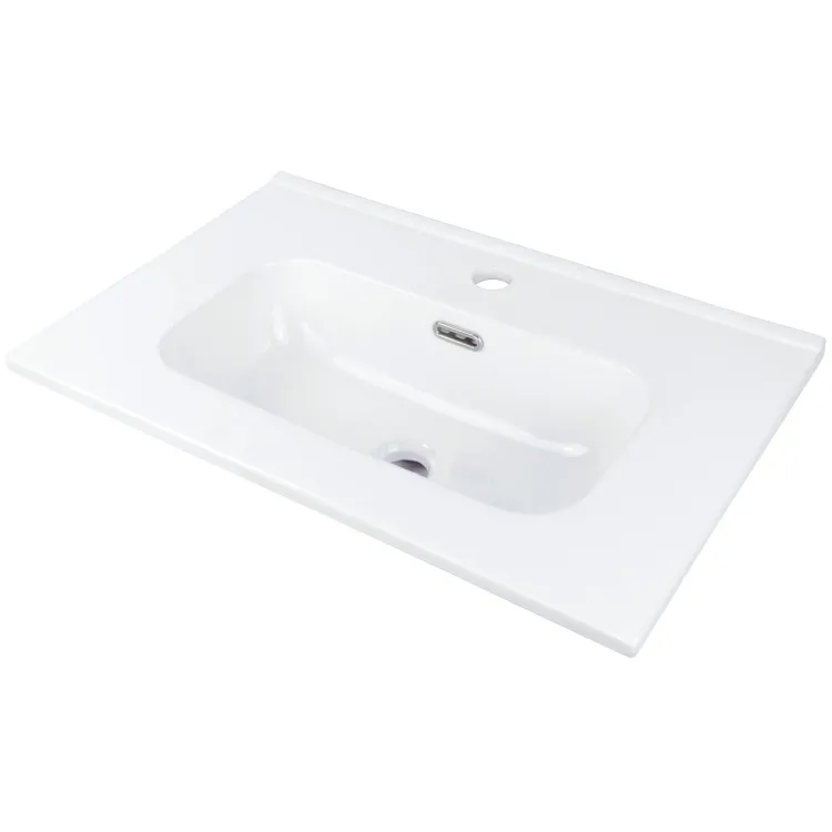 Deante Umywalka ceramiczna wpuszczana z miejscem na baterię - 60 cm CTU_6U6M