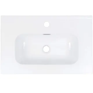 Deante Umywalka ceramiczna wpuszczana z miejscem na baterię - 60 cm CTU_6U6M