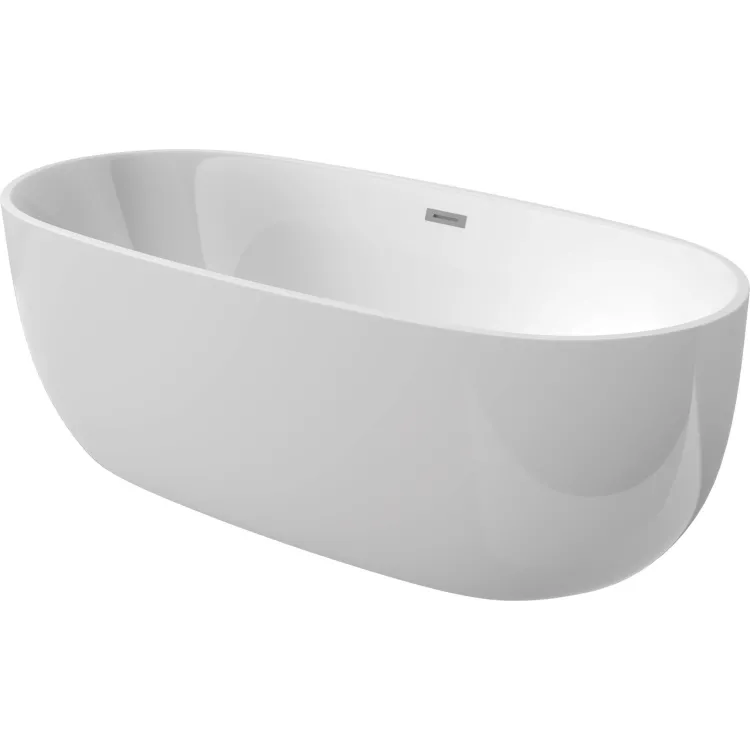 Deante Wanna akrylowa wolnostojąca owalna - 150 cm KDU_015W Deante Wanna akrylowa wolnostojąca owalna - 150 cm KDU_015W