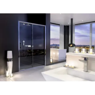 Deante Drzwi prysznicowe wnękowe 120 cm - przesuwne KTC_012P