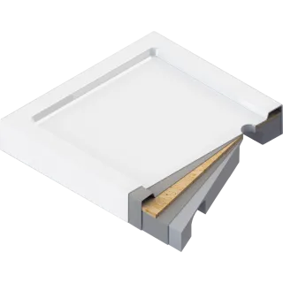 Deante Brodzik akrylowy półokrągły 80 cm KTJ_054B