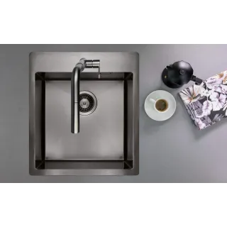 Deante Zlewozmywak stalowy 1-komorowy ZPO_D10B