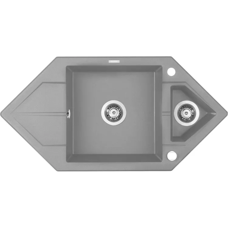 Deante Zlewozmywak granitowy 1.5-komorowy z ociekaczem - Space-Saver ZQP_S653