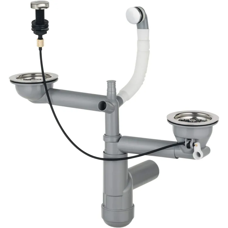 Deante Syfon do zlewozmywaka granitowego 1.5- i 2-komorowego - Space-Saver ZXY_9918