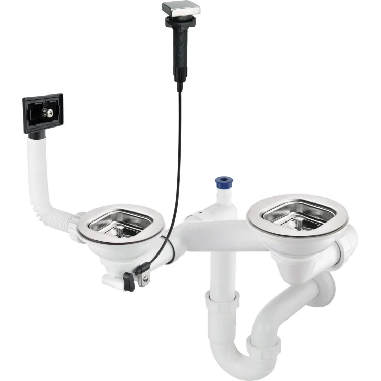 Deante Syfon do zlewozmywaka stalowego 1.5- i 2-komorowego ZXY_9920