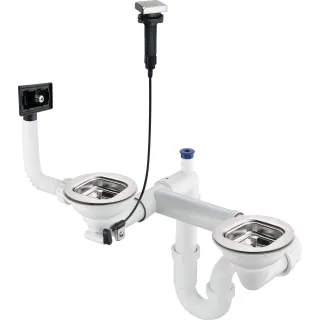 Deante Syfon do zlewozmywaka stalowego 1.5- i 2-komorowego ZXY_9920