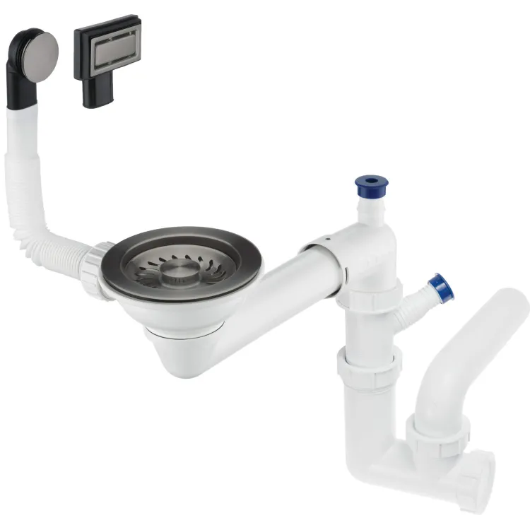 Deante Syfon do zlewozmywaka granitowego 1-komorowego - Space-Saver ZXY_D949