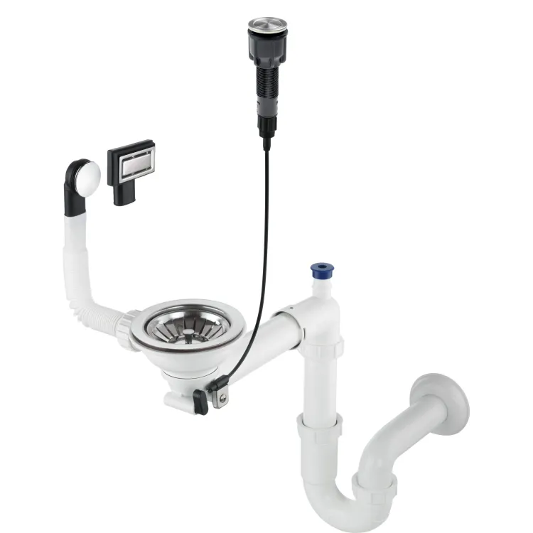 Deante Syfon do zlewozmywaka granitowego 1-komorowego - Space-Saver ZXY_9982