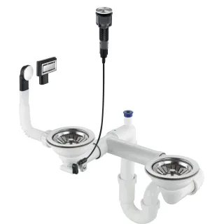 Deante Syfon do zlewozmywaka granitowego 1.5- i 2-komorowego - Space-Saver ZXY_9983