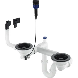 Deante Syfon do zlewozmywaka granitowego 1.5- i 2-komorowego - Space-Saver ZXY_N973