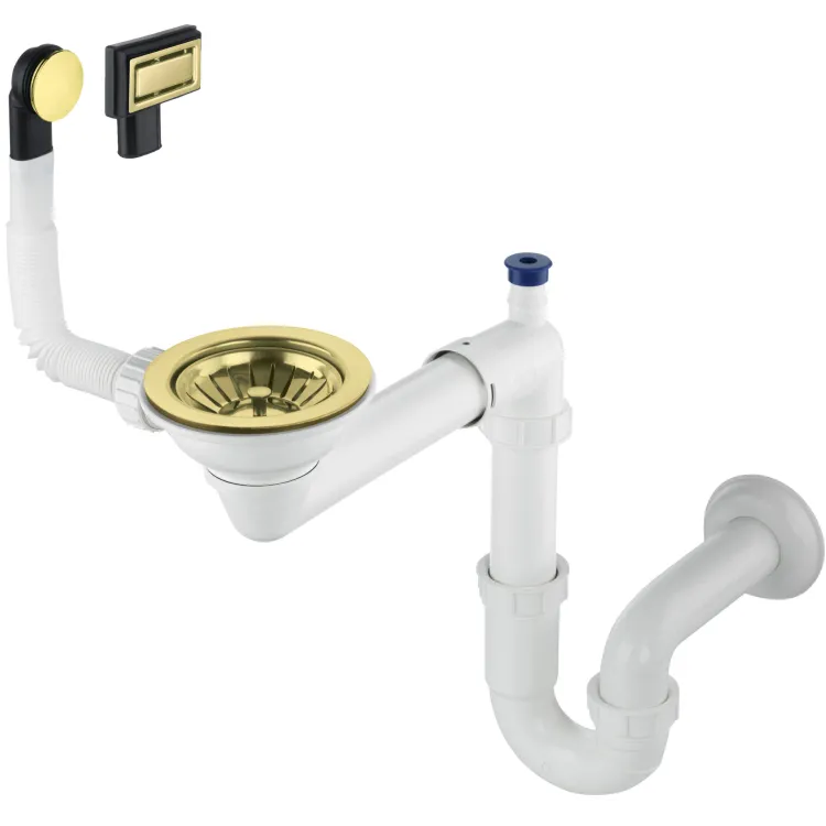 Deante Syfon do zlewozmywaka granitowego 1-komorowego - Space-Saver ZXY_R949