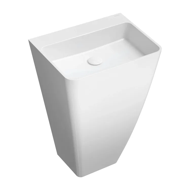 Omnires PARMA M+ umywalka wolnostojąca, 55 x 43 cm, biały połysk PARMAUWBOBP Omnires PARMA M+ umywalka wolnostojąca, 55 x 43 cm, biały połysk PARMAUWBOBP