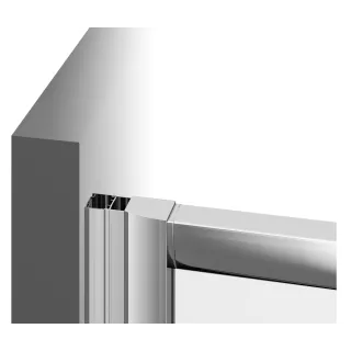 Ravak Kabina prysznicowa Blix BLRV2 90x90, połysk+szkło transparent 1LV70C00Z1