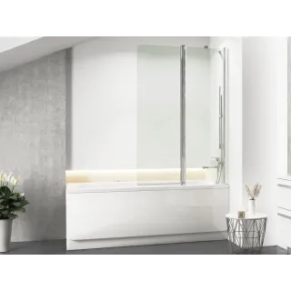 Ravak Parawan nawannowy CVS2 100 P, połysk+szkło transparent 7QRA0C00Z1