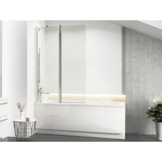 Ravak Parawan nawannowy CVS2 100 L, połysk+szkło transparent 7QLA0C00Z1