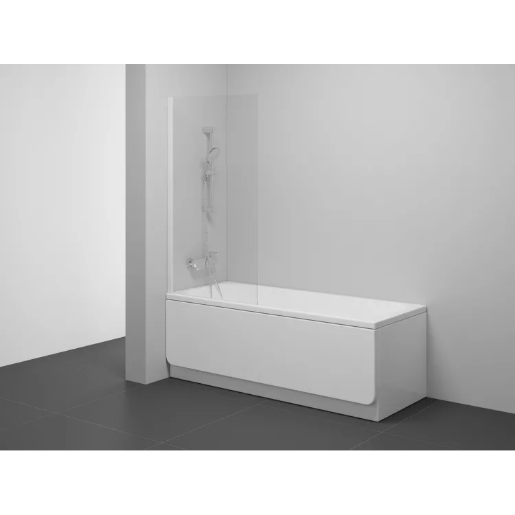 Ravak Ścianka wannowa NVS1 80, biała mat+szkło transparent 7O840E00Z1 Ravak Ścianka wannowa NVS1 80, biała mat+szkło transparent 7O840E00Z1